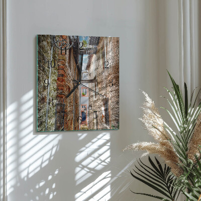 Wanduhr aus glas Avenue