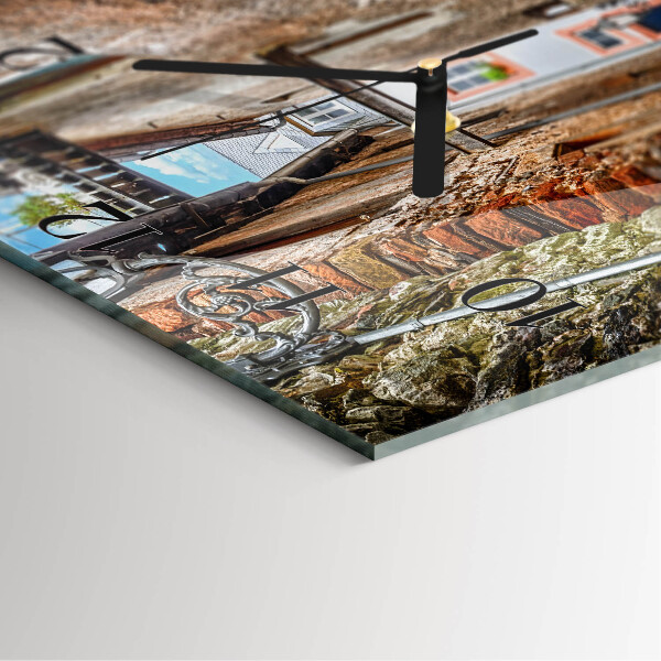 Wanduhr aus glas Avenue
