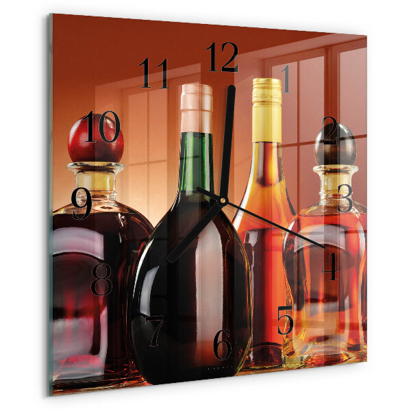 Wanduhr aus glas Geister