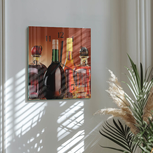 Wanduhr aus glas Geister
