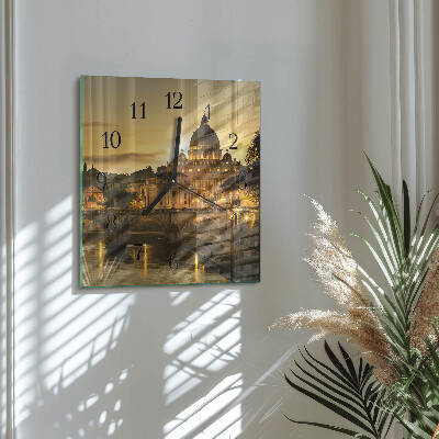 Wanduhr aus glas Basilika