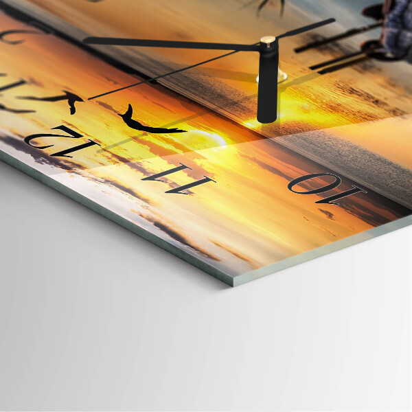 Wanduhr aus glas Bridge Lake