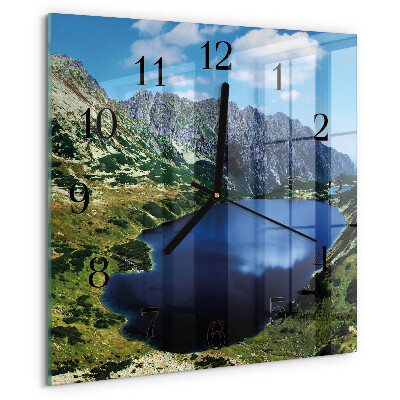 Wanduhr aus glas Morskie Oko