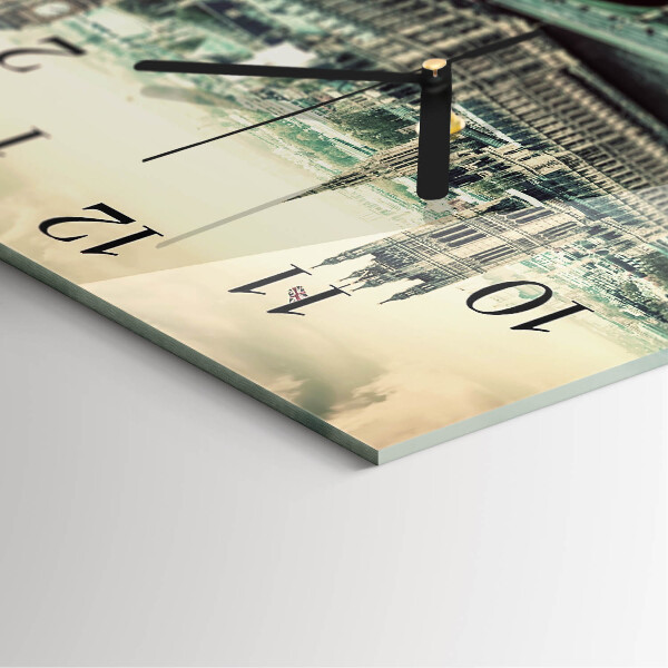 Wanduhr aus glas London