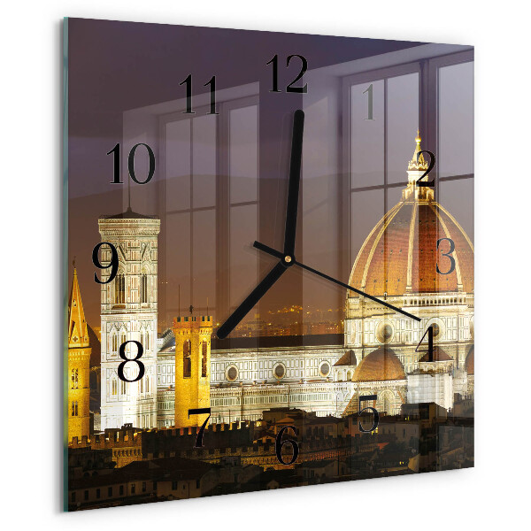 Wanduhr aus glas Basilika