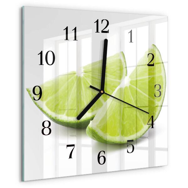 Wanduhr aus glas Kalziumkarbonat
