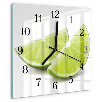 Wanduhr aus glas Kalziumkarbonat