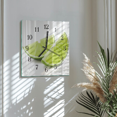 Wanduhr aus glas Kalziumkarbonat