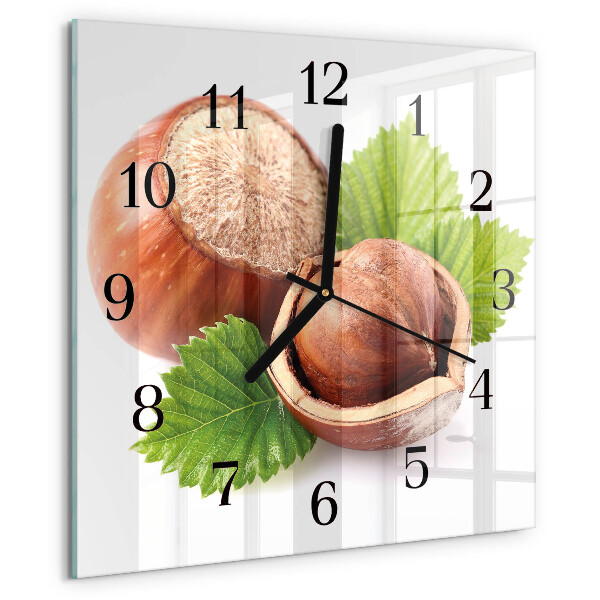 Wanduhr aus glas Sandsteine