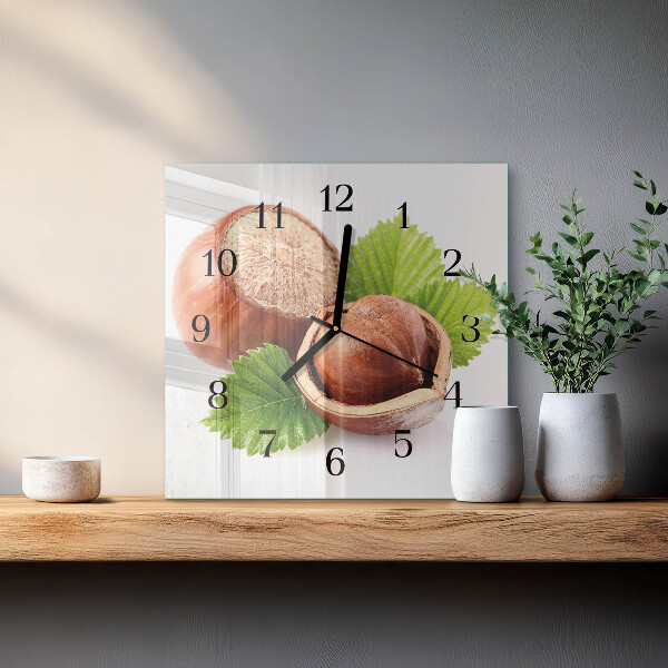 Wanduhr aus glas Sandsteine