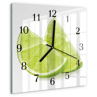 Wanduhr aus glas Kalziumkarbonat
