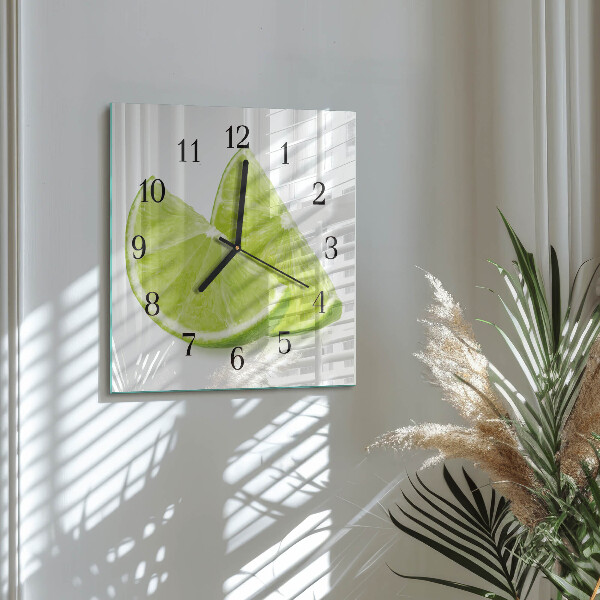 Wanduhr aus glas Kalziumkarbonat