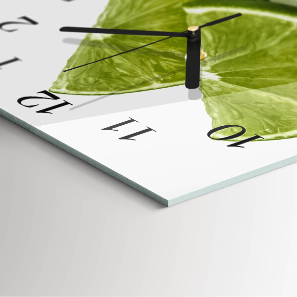 Wanduhr aus glas Kalziumkarbonat