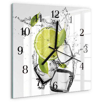 Wanduhr aus glas Kalziumkarbonat