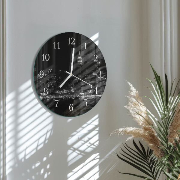 Glas wanduhr Horizont