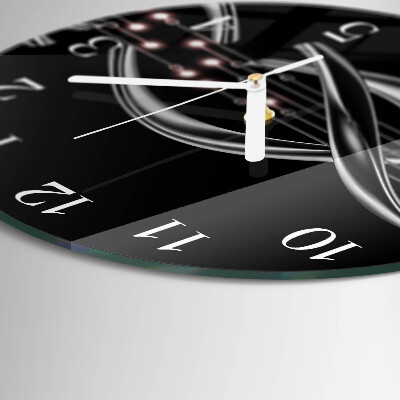 Glas wanduhr Abstraktion