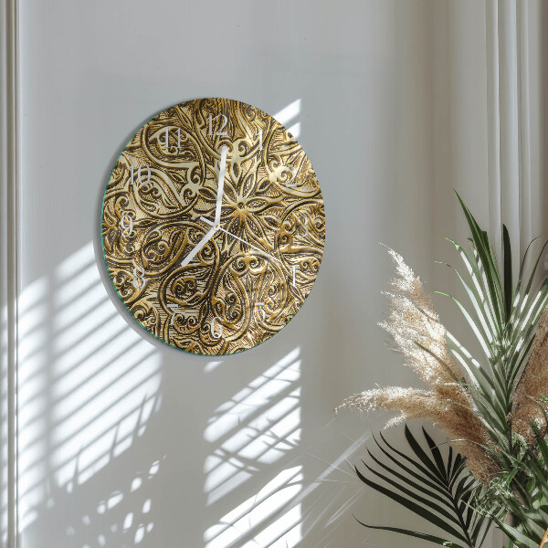 Glas wanduhr Mosaik