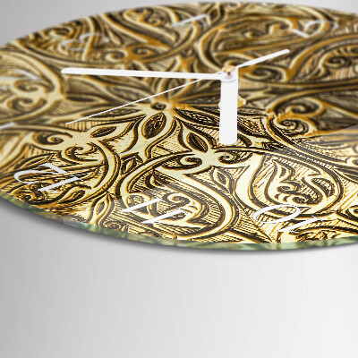 Glas wanduhr Mosaik