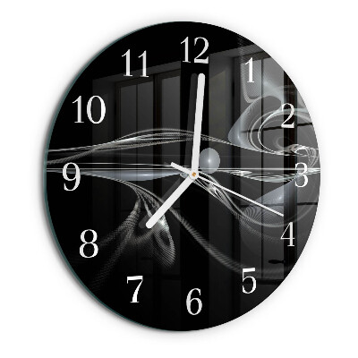 Glas wanduhr Abstraktion