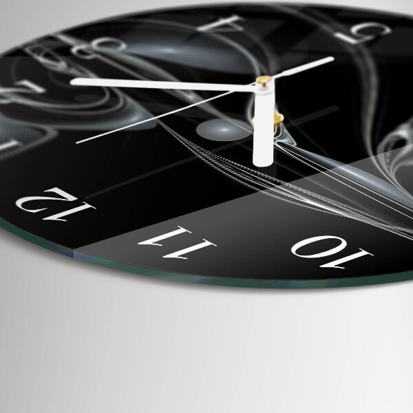 Glas wanduhr Abstraktion