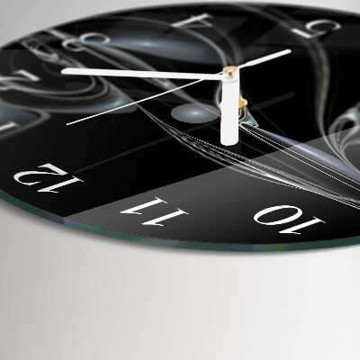 Glas wanduhr Abstraktion