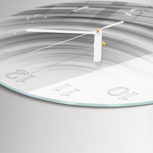 Glas wanduhr Abstraktion