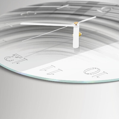 Glas wanduhr Abstraktion