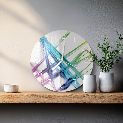 Glas wanduhr Abstraktion