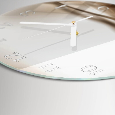 Glas wanduhr Abstrakte Linien
