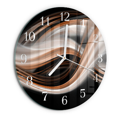 Glas wanduhr Abstrakte Kunst