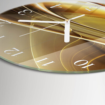 Glas wanduhr Abstrakte Linien