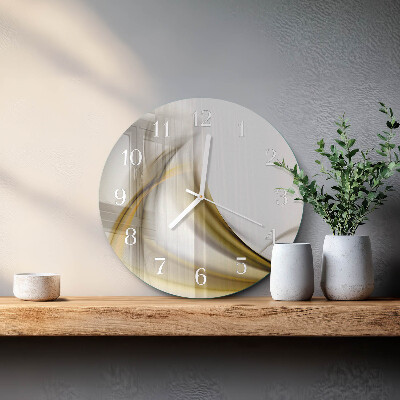 Glas wanduhr Abstrakte Linien