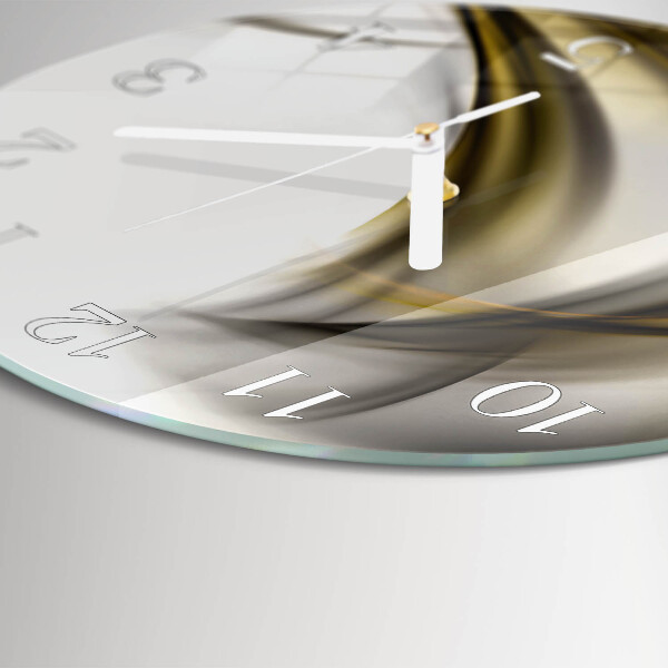 Glas wanduhr Abstrakte Linien
