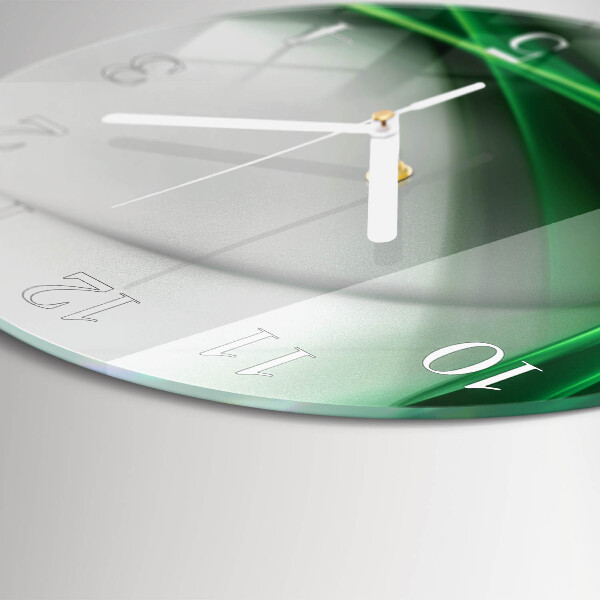 Glas wanduhr Abstrakte Linien