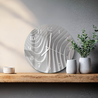 Glas wanduhr Abstraktion