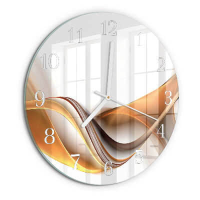 Glas wanduhr Abstraktion