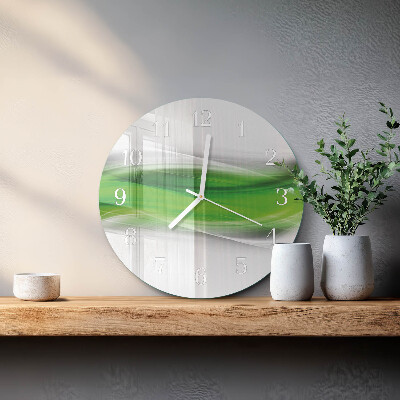 Glas wanduhr Abstraktion