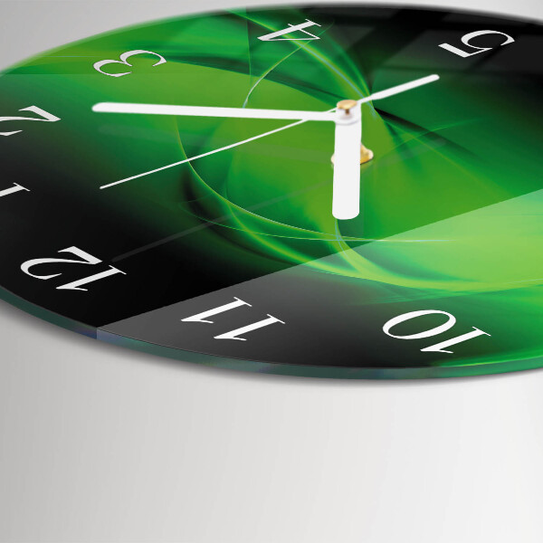 Glas wanduhr Abstraktion