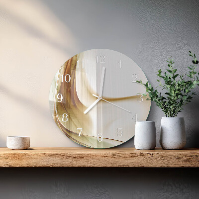 Glas wanduhr Abstraktion