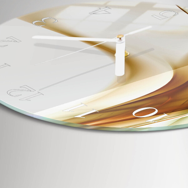 Glas wanduhr Abstraktion