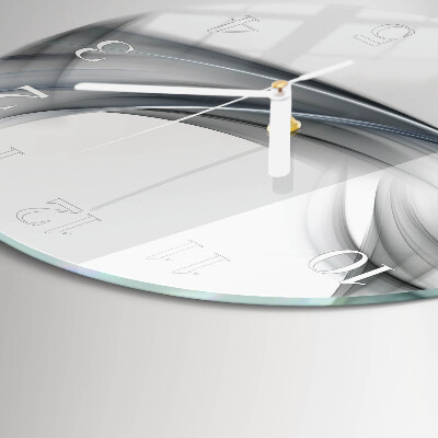 Glas wanduhr Abstraktion