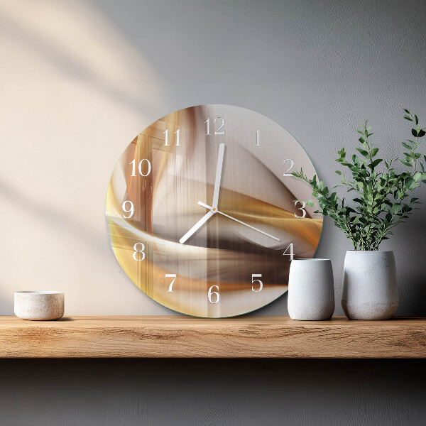 Glas wanduhr Abstraktion
