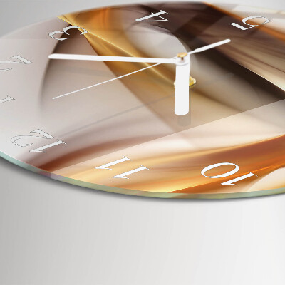 Glas wanduhr Abstraktion