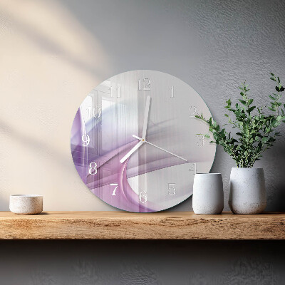 Glas wanduhr Abstraktion