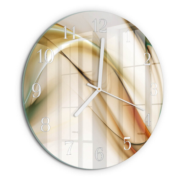 Glas wanduhr Abstraktion