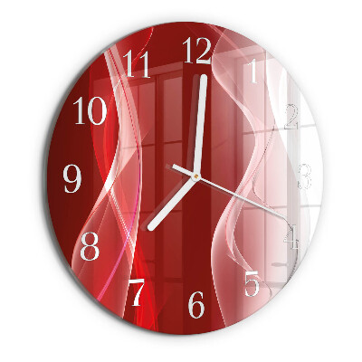 Glas wanduhr Abstraktion