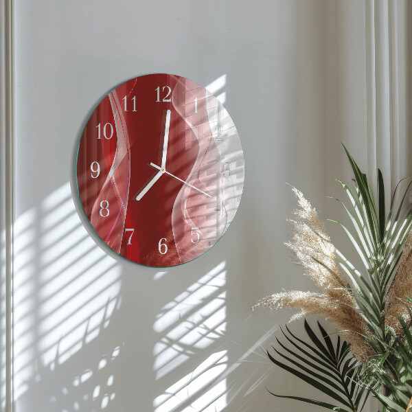 Glas wanduhr Abstraktion
