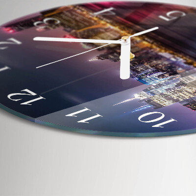 Glas wanduhr Horizont