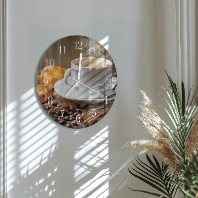 Glas wanduhr Zimtanis