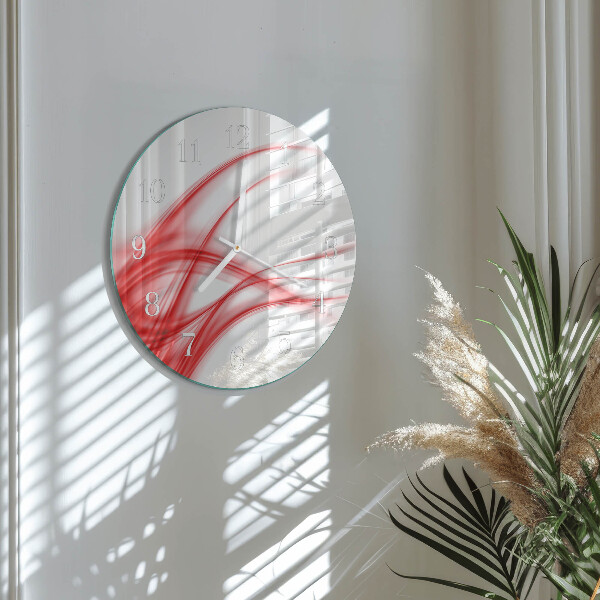 Glas wanduhr Abstrakte Kunst